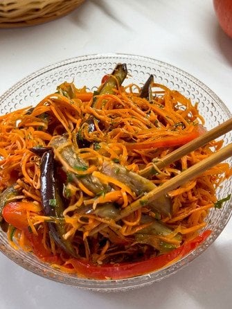 Баклажани по-корейськи instagram.com/flavorsbyvika