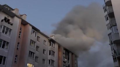 Ракетный удар по Львову: видео последствий попаданий