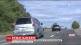 Кортеж Саакашвили остановили за пересечение сплошной полосы и обгон в неположенном месте