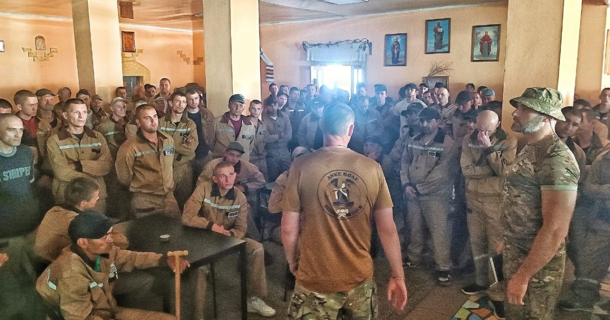 Рекрутинг ув’язнених до 1-го окремого штурмового батальйону. Червень 2024 / Фото: Дмитро Савченко / DW Українською