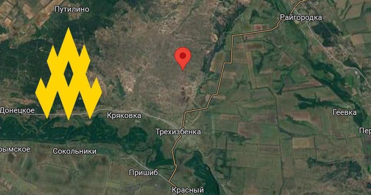 Координаты тренировочной базы оккупантов в Луганской области