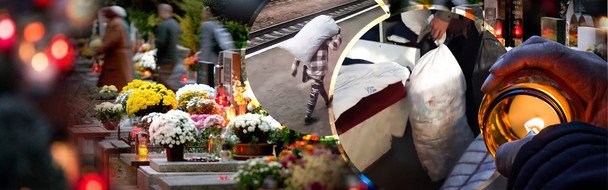 Поминальным хлебом кормили свиней: в Сети возмущены кладбищенскими собирателями (фото, видео)
