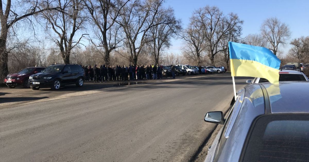 Под Кривым Рогом провели автопробег к 5 годовщине смерти Кузьмы Скрябина