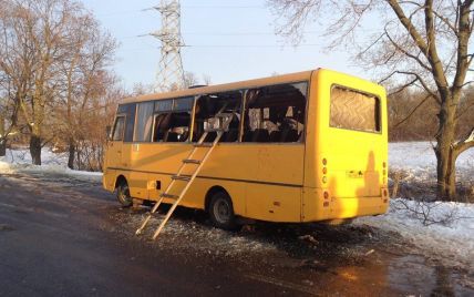 В Генштабе обстрел автобуса под Волновахой считают провокацией на камеры российских СМИ