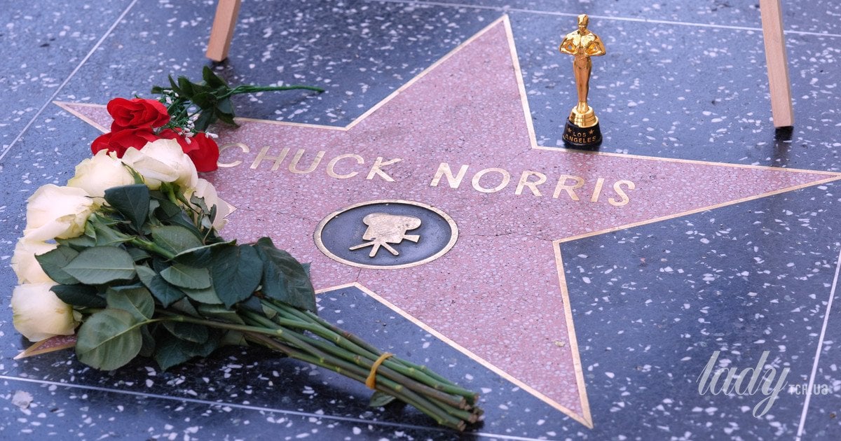 Зірка Чака Норріса на Алеї Слави
