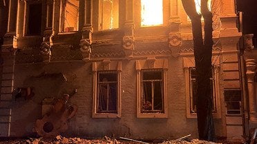 атака на Новгород-Сіверський та громаду_2 / © Национальная полиция Украины