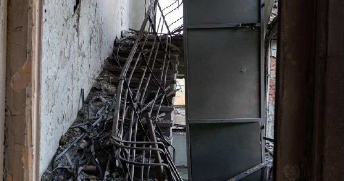 Прилет по зданию Госпрома в Харькове