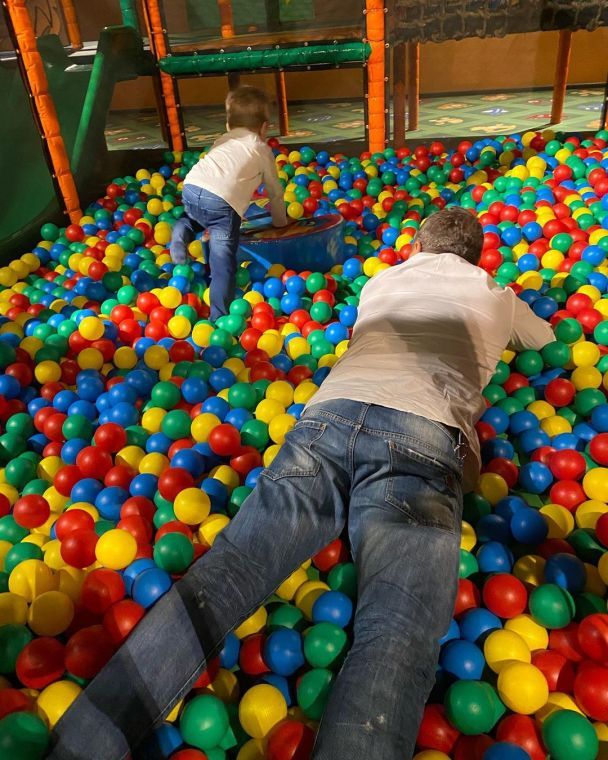 Юрій Горбунов з дітьми / © instagram.com/kosadcha