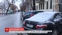 Киев с самого утра накрыл мартовский снег