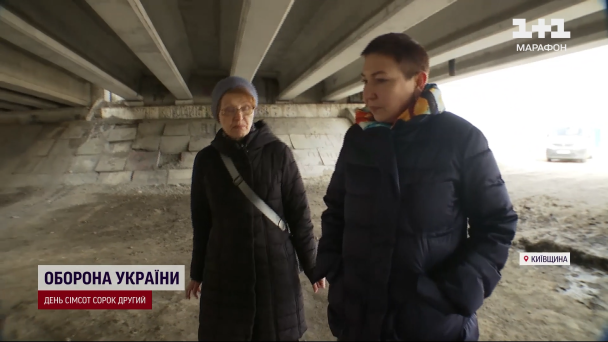 Валентина Бацюн і кореспондентка ТСН Валентина Доброта