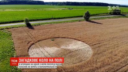 В Угорщині посеред пшеничного поля з'явилось загадкове коло