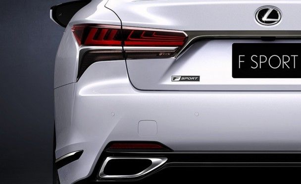 Тизерное изображение Lexus LS 500 F Sport