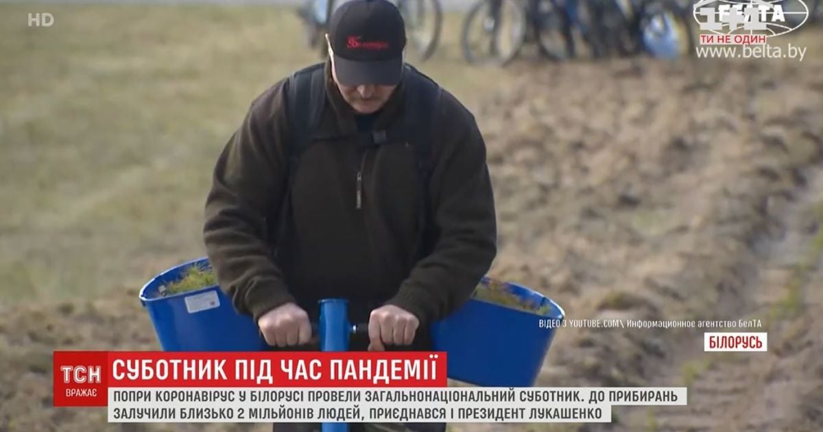 В Беларуси, несмотря на рекомендации ВОЗ, на субботник вывели два миллиона человек