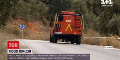 Новини світу: в Іспанії за тиждень вигоріло майже 8 тисяч гектарів землі