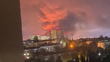пожежа в Сочі після атаки