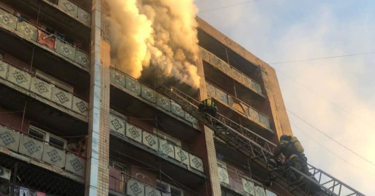 В Одесі спалахнув студентський гуртожиток, який пожежники вимагали закрити через порушення