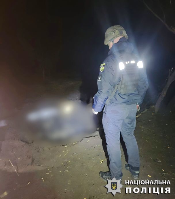 Наслідки нічної атаки ворожих дронів на Київщину / © Поліція Київської області
