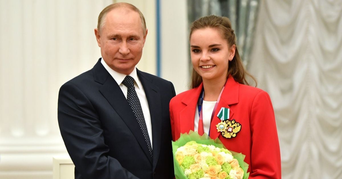 Володимир Путін і Діна Аверіна