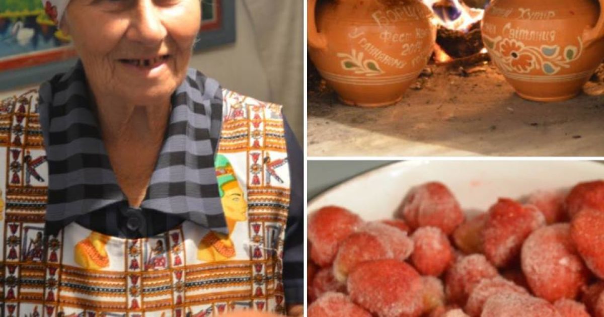 Во время фестиваля борща в Опошне