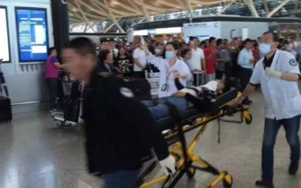 В аеропорту Шанхая пролунав вибух