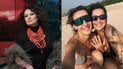 Олена Мозгова та її донька з нареченою