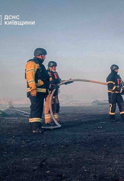 Наслідки атаки на Київщину.