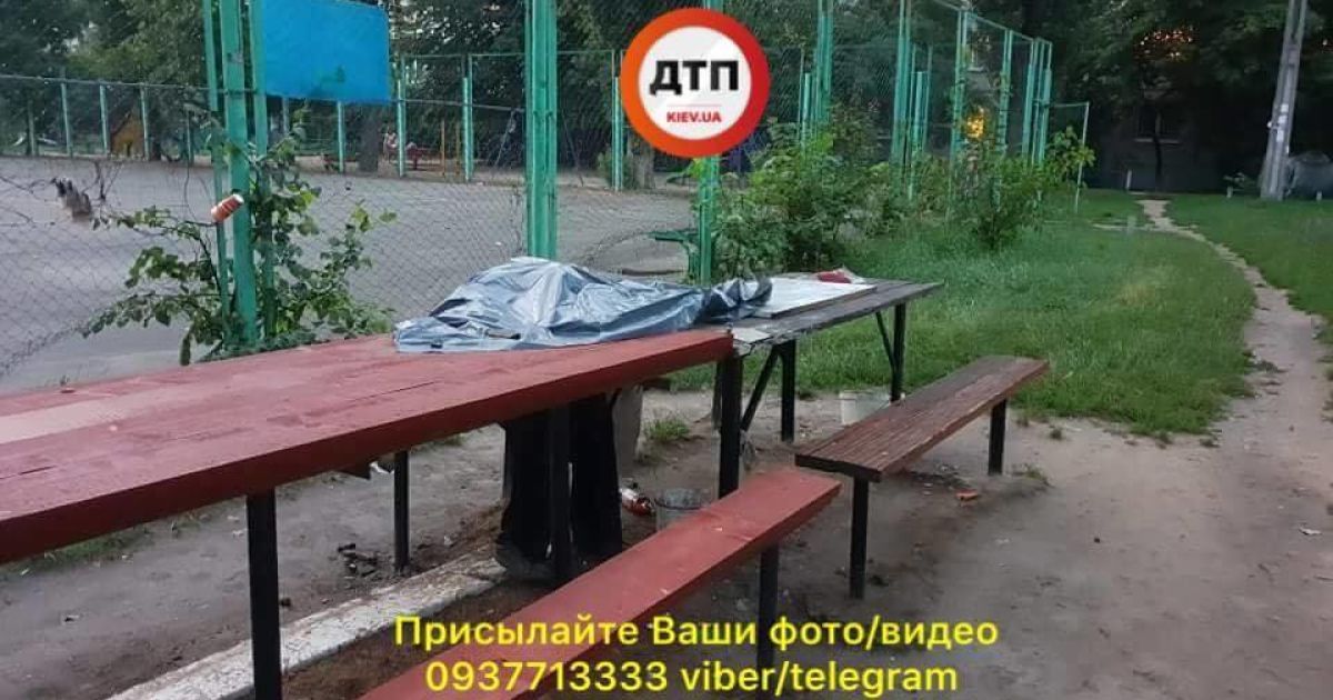 Смерть на лавочці у Києві_4 / © dtp.kiev.ua