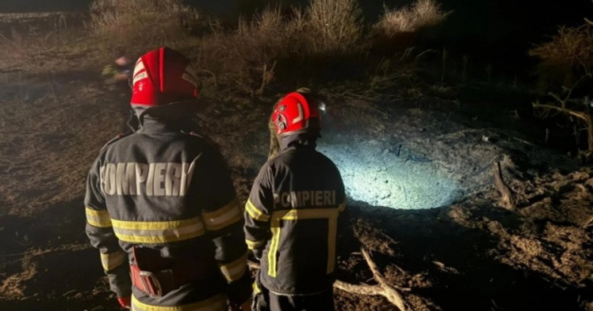 Российский дрон на территории Румынии.