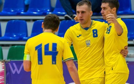 Сборная Украины по футзалу разгромила Сербию в элитном отборочном раунде ЧМ-2024 (видео)