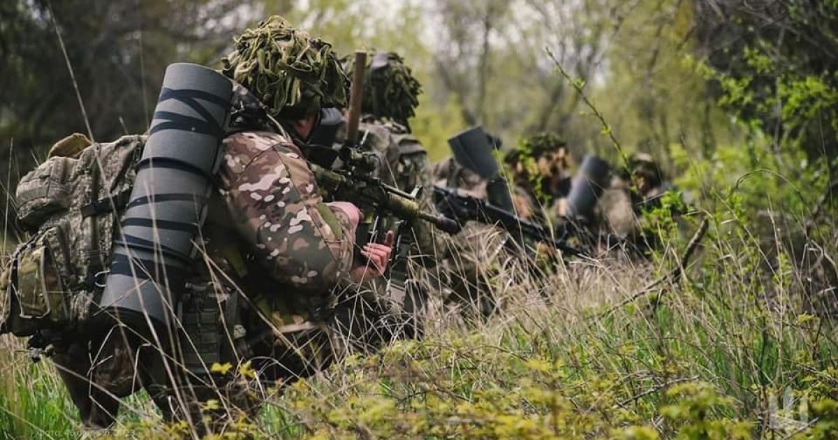 Тактичні заняття десантників ЗСУ. Фото/Telegram: Олександр Павлюк
