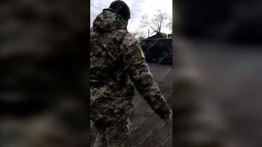 Появилось полное видео стычки с ТЦК в Дымере на Киевщине