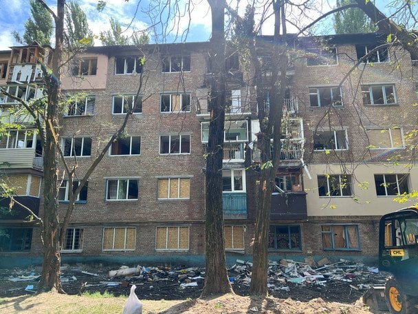 В Киеве "Шахед" попал в квартиру военного, только вернувшегося с фронта