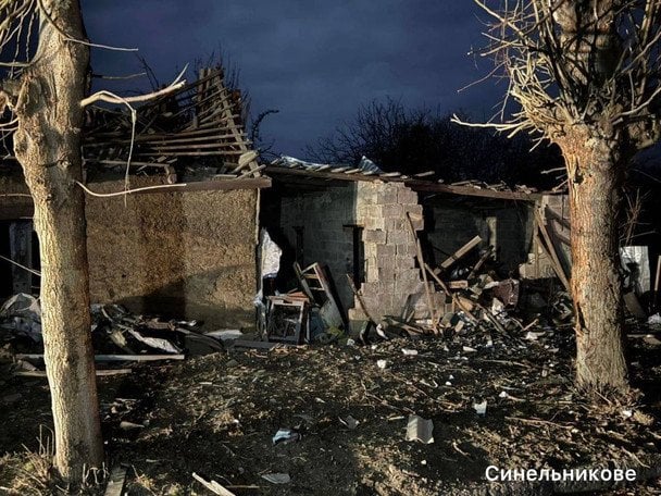 Наслідки атаки на Синельникове на Дніпропетровщині / © Микола Лукашук, голова Дніпропетровської обласної ради