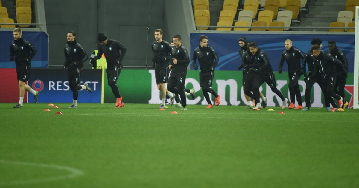 Тренировка "Мальме" на "Арене-Львов". / © ФК Шахтер