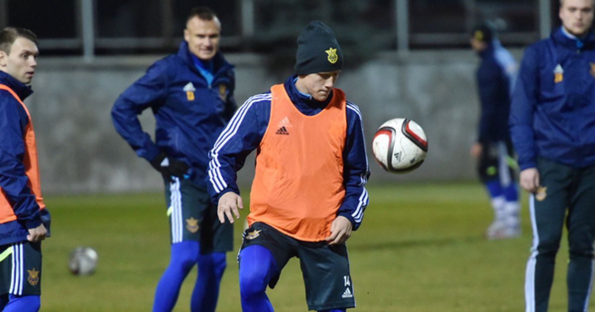 Тренировка сборной перед матчами со словенцами / © ФФУ