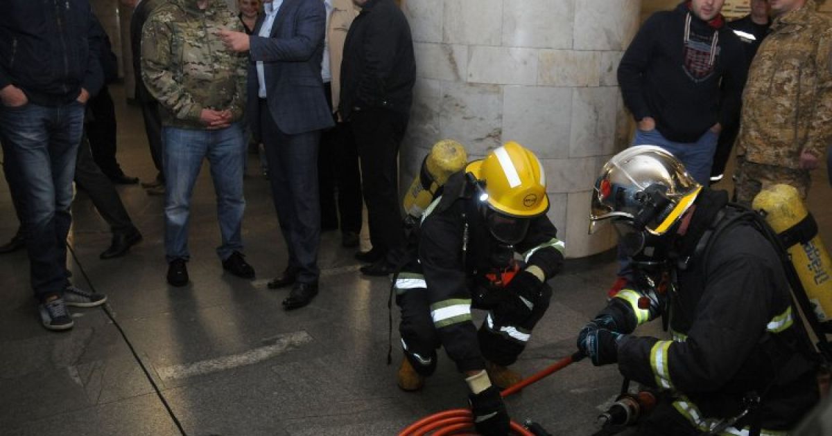 В столичном метро прошли учения / © УНИАН
