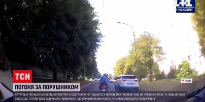 Новости Украины: во Львове мотоциклист без водительских прав заработал штрафов почти на 5000 гривен