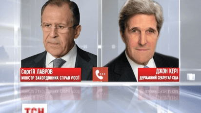 Штайнмайер и Керри призвали Лаврова остановить атаки боевиков