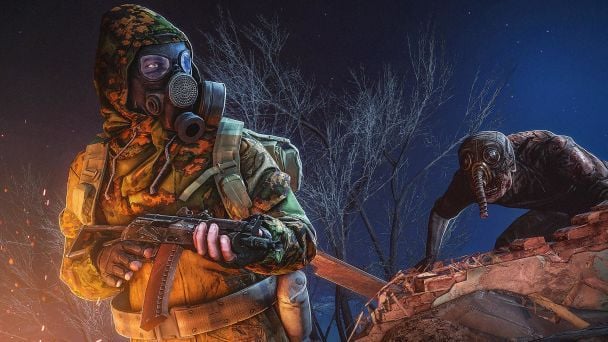 Кадр из игры "S. T. A. L. K. E. R.: Тень Чернобыля"