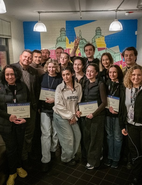 В’ячеслав Хостікоєв з колегами і Валерієм Залужним / © instagram.com/khostikoievjr