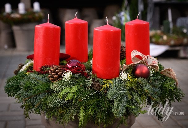 Різдвяний вінок зі свічками / © Getty Images
