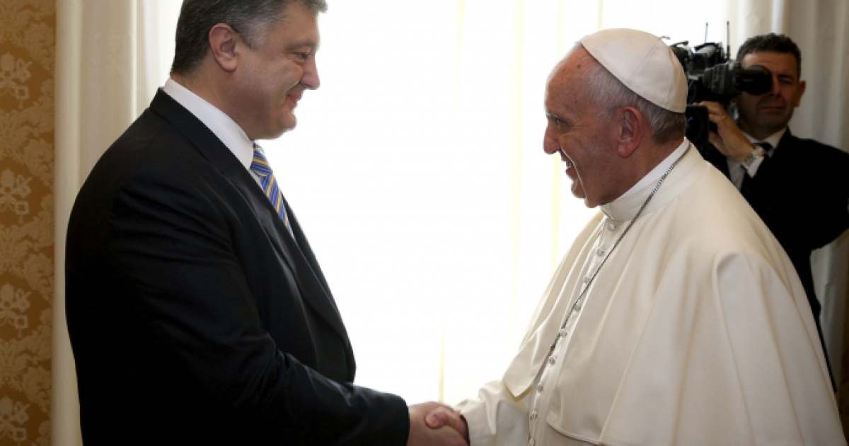 папа римський і порошенко_7 / © Офис президента Украины