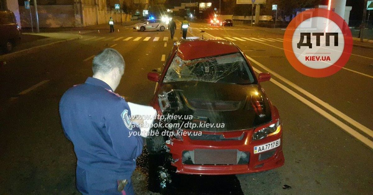 В Киеве пьяный водитель насмерть сбил мужчину / © facebook.com/dtp.kiev.ua