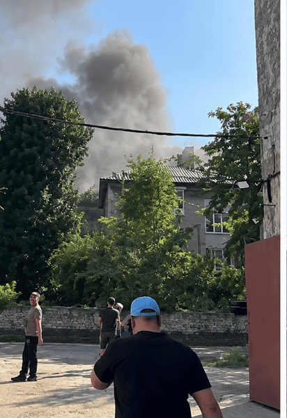 Дим у Дніпрі після атаки 11 вересня