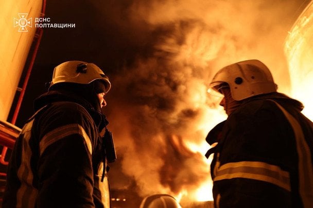 Атака на Полтавщину 7 грудня / © ДСНС