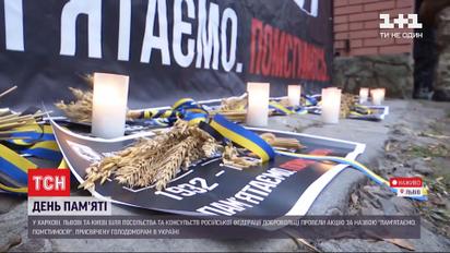 Колоски і перформанс: у Києві, Львові та Харкові відбулись акції вшанування жертв голодомору