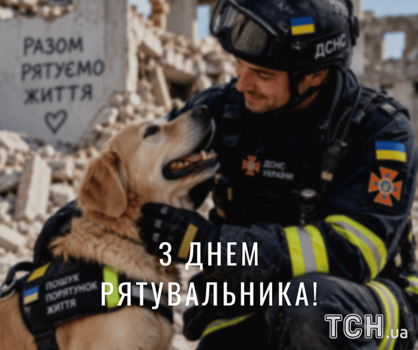 Красиві листівки з Днем рятівника / © ТСН