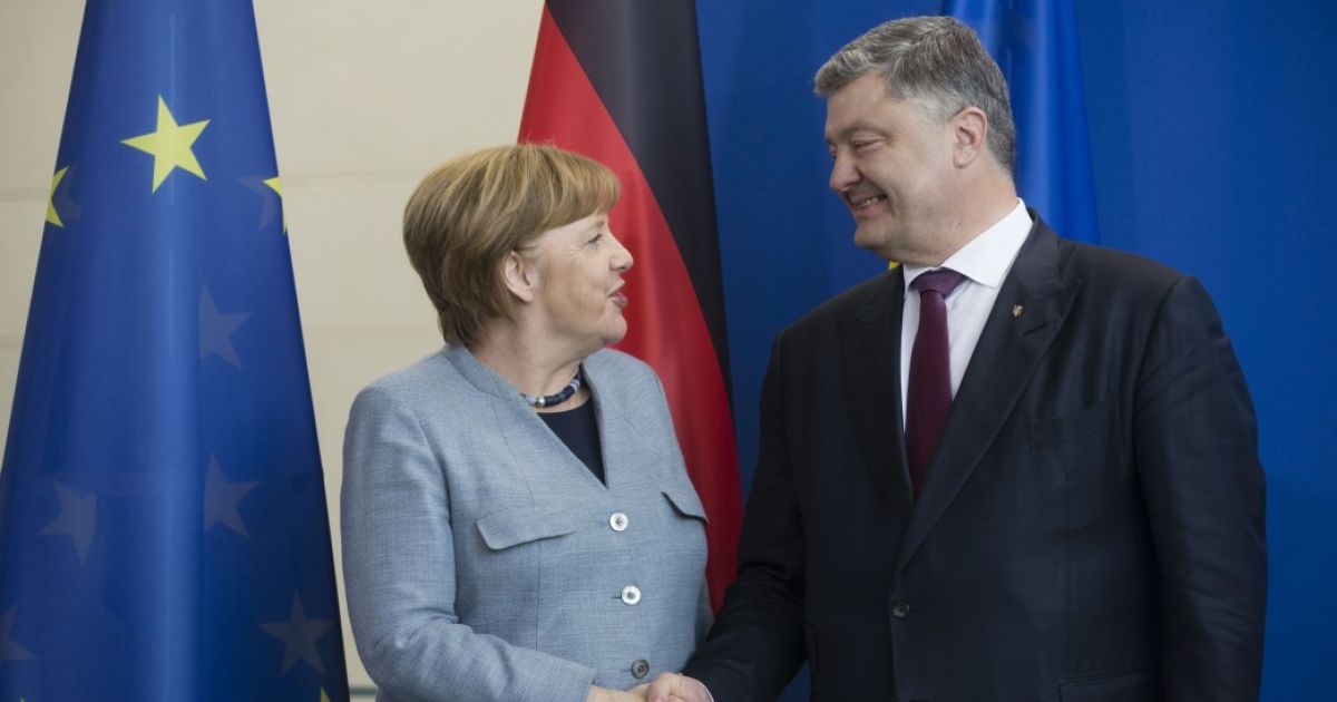 Порошенко и Меркель
