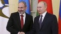 Прем’єр-міністр Вірменії Нікол Пашинян і президент Росії Володимир Путін