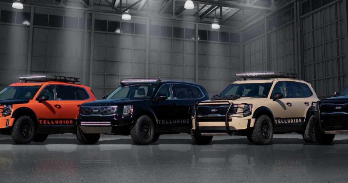 Кросовер Kia Telluride отримав чотири сміливі модифікації